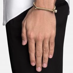 Miansai Screw Cuff In Gold Jewelry 7 Miansai Screw Cuff In Gold Jewelry