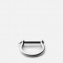 Miansai Thin Screw Cuff Ring In Sterling Silver ACCESSORIES