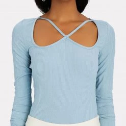 Jonathan Simkhai CLOTHING Diara Long Sleeve Top