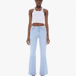 MOTHER The Weekender Fray Denim