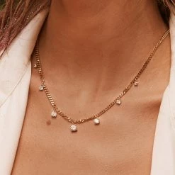 Luv Aj ACCESSORIES Cher Diamonte Necklace