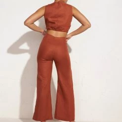 Faithfull The Brand Dalaila Tie Top CLOTHING