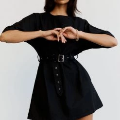 Third Form Dresses Buckle Up Tee Dress