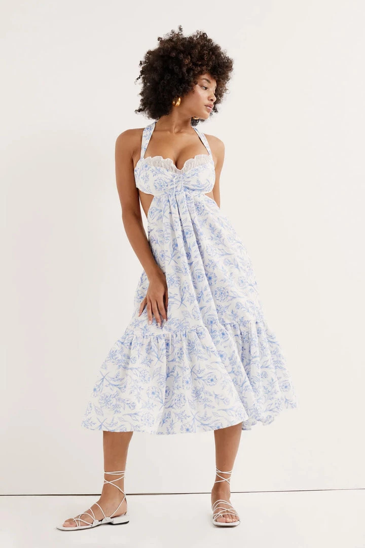 For Love & Lemons Dresses Maisie Midi Dress