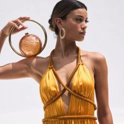 Cult Gaia Mina Top Handle Bag