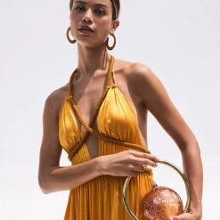 Cult Gaia Mina Top Handle Bag