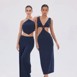 Cult Gaia Bank Knit Dress Dresses