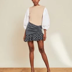 Veronica Beard Steffi Mixed Media Pullover CLOTHING