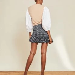 Veronica Beard Steffi Mixed Media Pullover CLOTHING