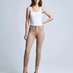 L'AGENCE Margot High Rise Skinny Mix Stitch CLOTHING