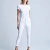 L'AGENCE Denim Margot Coated Skinny Jan
