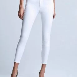 L'AGENCE Denim Margot Coated Skinny Jan