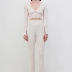 Jonathan Simkhai CLOTHING Kayla Compact Rib Cardigan