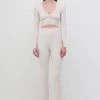 Jonathan Simkhai Blaise Compact Rib Knit Pants CLOTHING