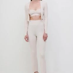 Jonathan Simkhai Linden Compact Rib Bra Top CLOTHING