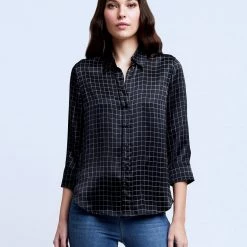 L'AGENCE Dani 3/4 Sleeve Blouse