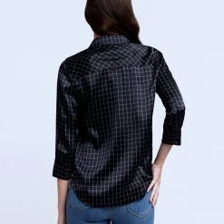 L'AGENCE Dani 3/4 Sleeve Blouse