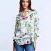 L'AGENCE Dani 3/4 Sleeve Blouse Tops