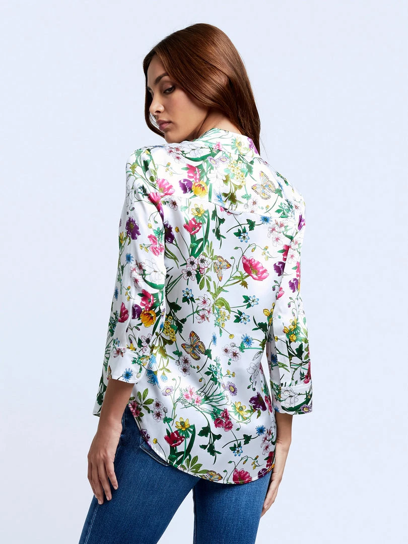 L'AGENCE Dani 3/4 Sleeve Blouse Tops 4 L'AGENCE Dani 3/4 Sleeve Blouse Tops