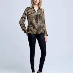 L'AGENCE Tops Nina Blouse