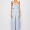 Jonathan Simkhai CLOTHING Sophia Transparent Layering Ruched Strappy Jumpsuit