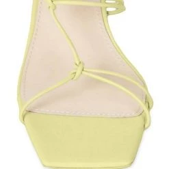 Jonathan Simkhai Niki Strappy Square Toed Sandals SHOES