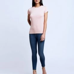 L'AGENCE Ressi Crew Neck Tee