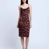 L'AGENCE Tami Cowl Neck Slip Dress