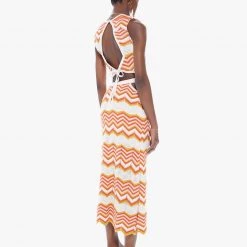 MOTHER The Cut-It-Out Midi Skirt CLOTHING