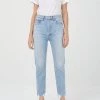 Agolde Denim Riley Crop In Bitter