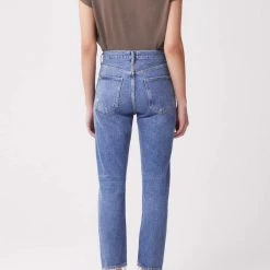 Agolde Riley High Rise Straight Crop