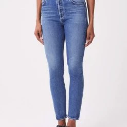Agolde Nico High Rise Slim Fit Denim