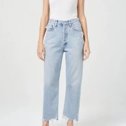 Agolde 90's Crop Pant In Nerve Denim