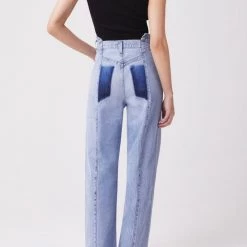 Agolde Pieced Angled Jean Denim