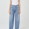 Agolde Denim Belted Baggy Jean In Outlander