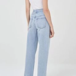 Agolde Denim Broken Waistband Jean In Sideline