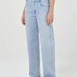Agolde Denim Broken Waistband Jean In Sideline