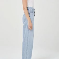 Agolde Denim Broken Waistband Jean In Sideline