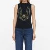 Anine Bing Tops Lennon Tee Gold Wings