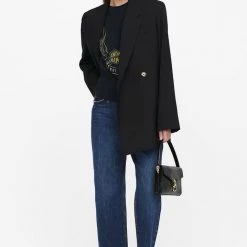 Anine Bing Tops Lennon Tee Gold Wings