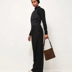 HVISK ACCESSORIES Amble Small Shiny Croco