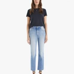 MOTHER Denim The Hustler Ankle Fray