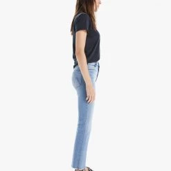 MOTHER Denim The Hustler Ankle Fray