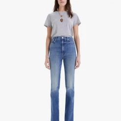 MOTHER High Waisted Smokin' Double Heel Beyond The Sky