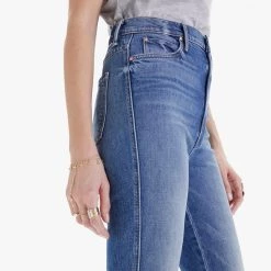 MOTHER High Waisted Smokin' Double Heel Beyond The Sky