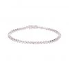 Luv Aj Ballier Bezel Tennis Bracelet In Silver Jewelry