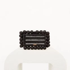 Cult Gaia Eos Rattan Clutch ACCESSORIES
