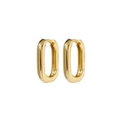 Luv Aj ACCESSORIES Chain Link Huggies