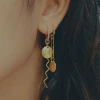 Maria Black Como Earring Violet Gold