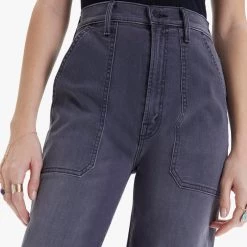 MOTHER Wrapper Patch Springy Ankle - Dancing In The Moonlight Denim